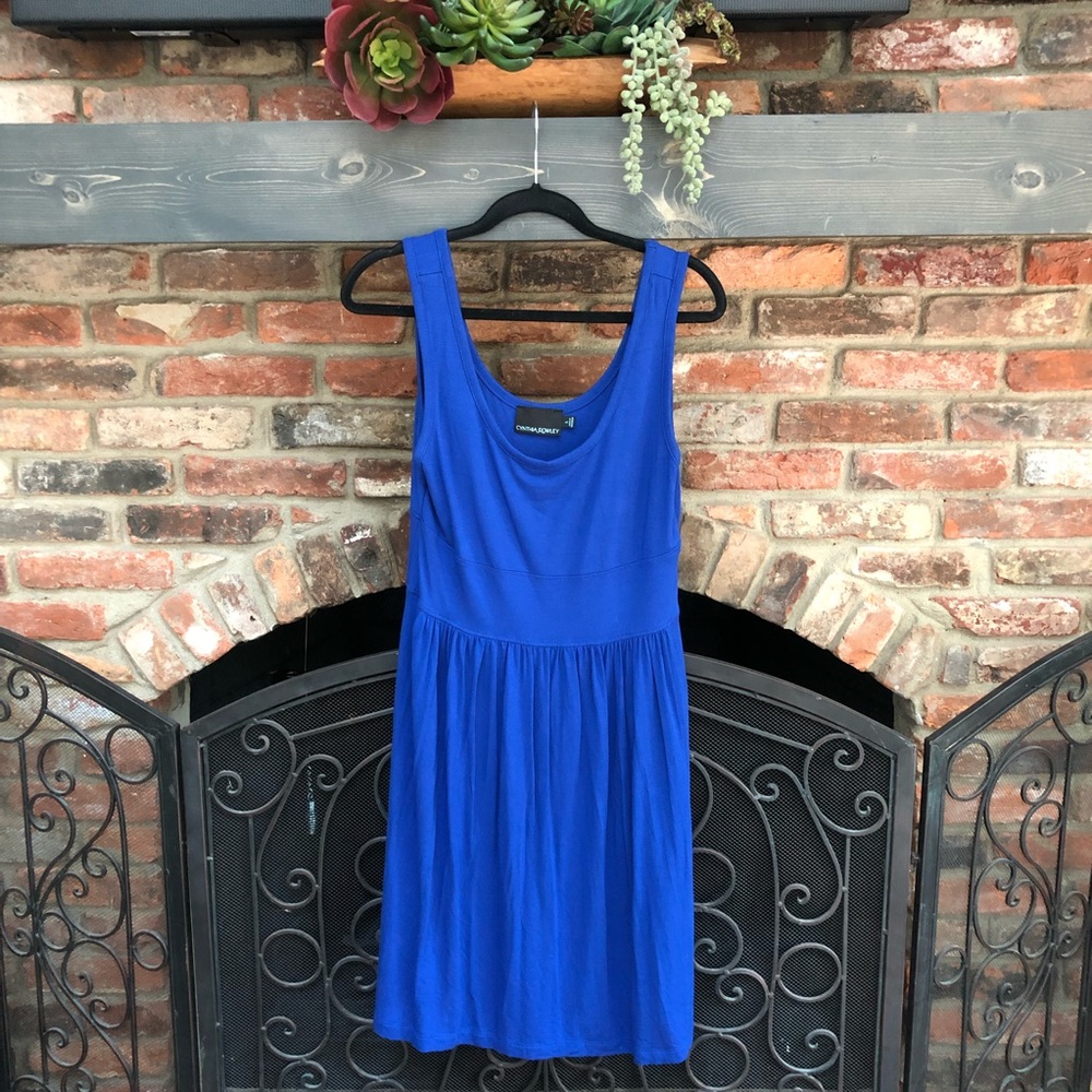 Cynthia Rowley basic blue dress